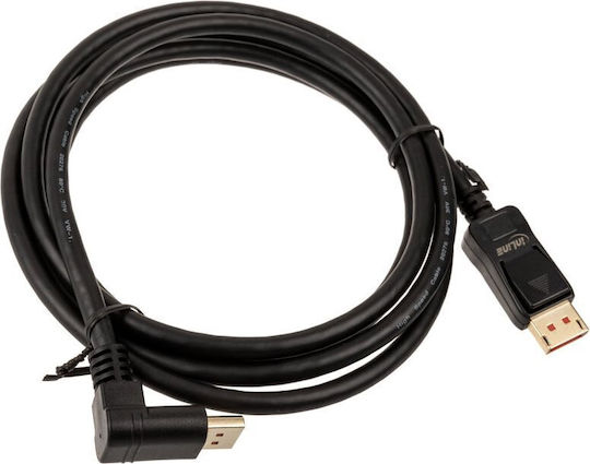 InLine Cable DisplayPort male - DisplayPort male 2m Μαύρο (17152U)