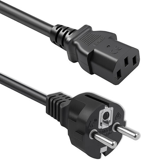 Qoltec Schuko - IEC C13 Кабел 2.5м Черен (50369)