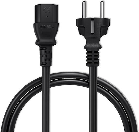 Qoltec Schuko - IEC C13 Кабел 2.5м Черен (50369)