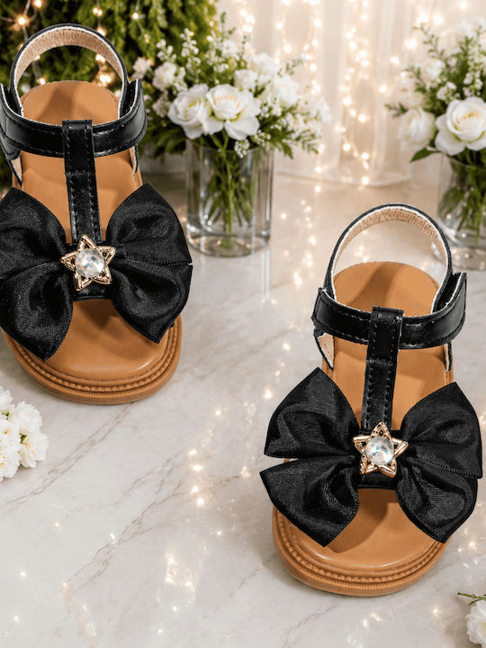 Kids' Black Sandals