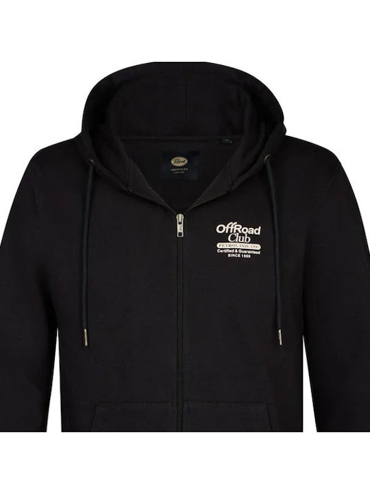 Cardigan With Hood Petrol Blue