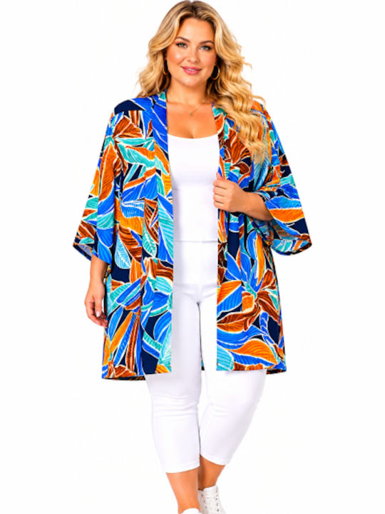 Damen Strickjacke Blau