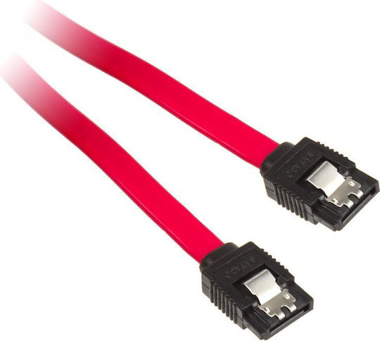 Cablu Inline Sata III 6 Gb S Roșu 0,5m