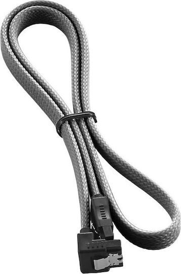 Cablemod Kabel Sata Abgewinkelter Männlich Zu Männlich 60cm Carbon Cm-cab-rsat-n60kc-r