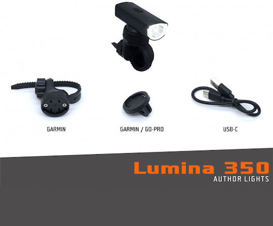 Author 12002350 Lumină Față Reîncărcabilă pentru Bicicletă