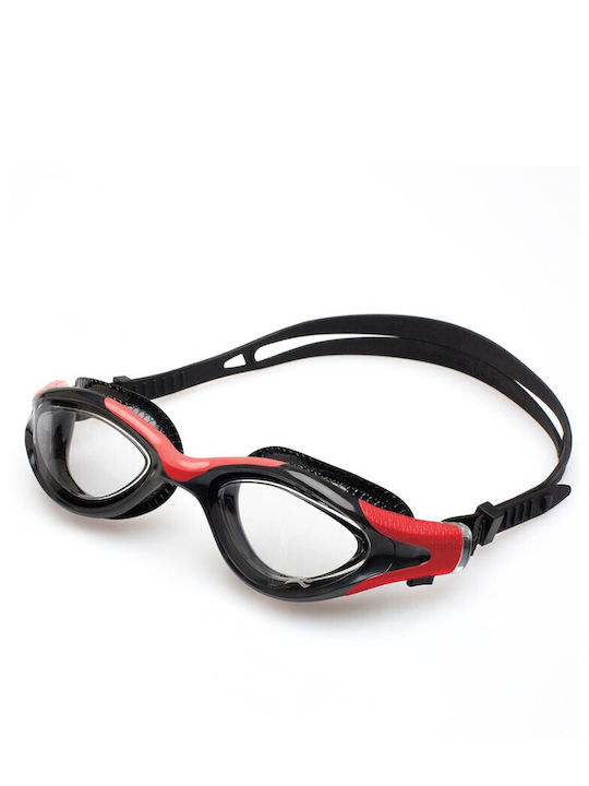 Aquaspeed Adults Swimming Goggles with Anti-Glare Lenses Red