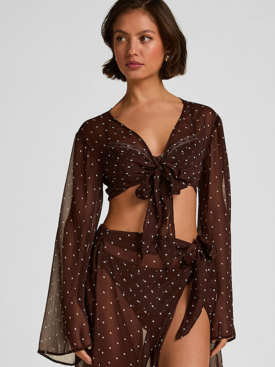 Hunkemöller Γυναικείο Τοπ Παραλίας Καφέ