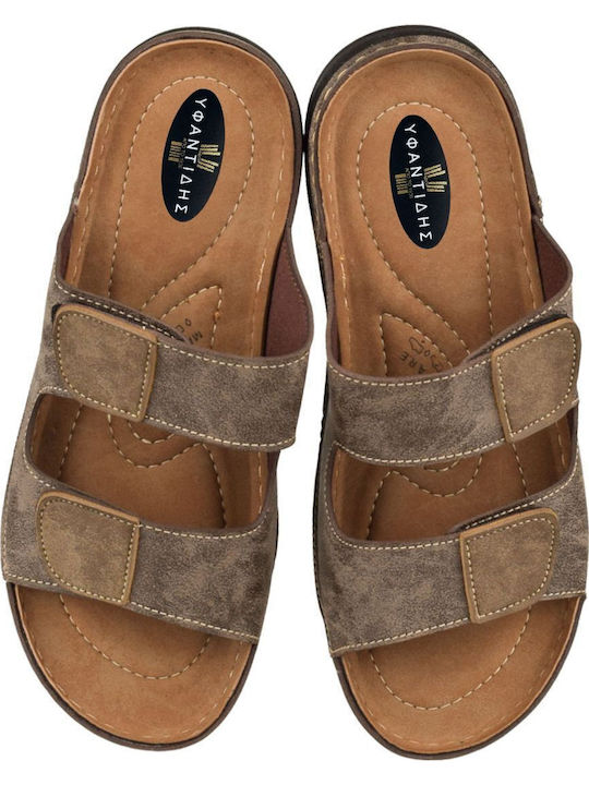 Men's Sandals In Brown Colour