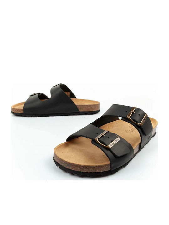 Leather Men's Sandals In Beige Colour