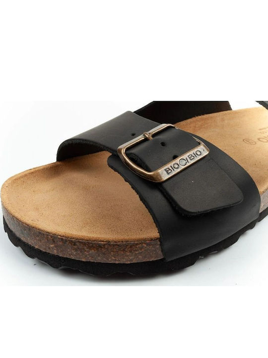Leather Men's Sandals In Beige Colour