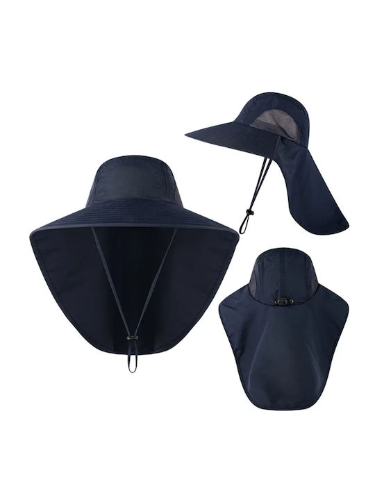 Brims and Trims Υφασμάτινo Ανδρικό Καπέλο Μπλε