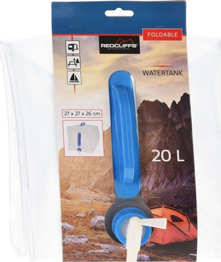 Redcliffs CY5952050 Canistru Pliabil din Plastic cu Canulă 20l