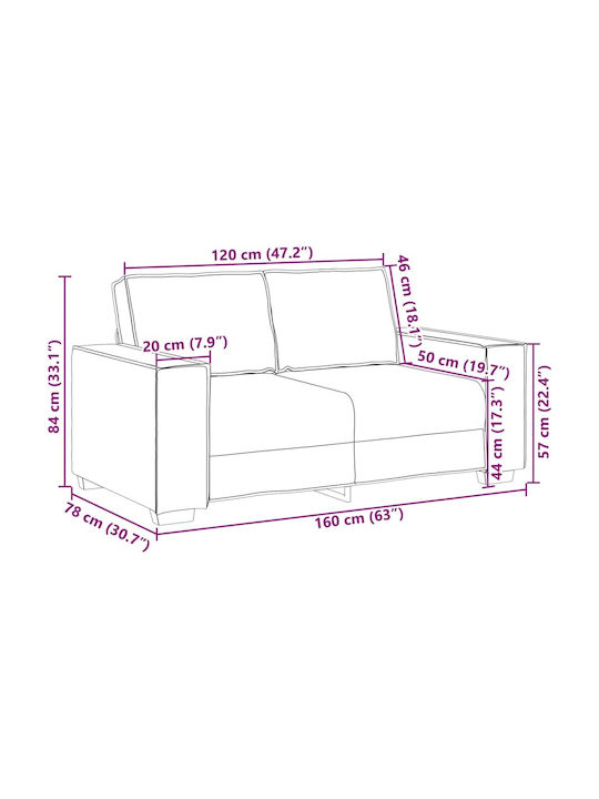 vidaXL Wohnzimmermöbel-Set 3-Sitzer & 2-Sitzer