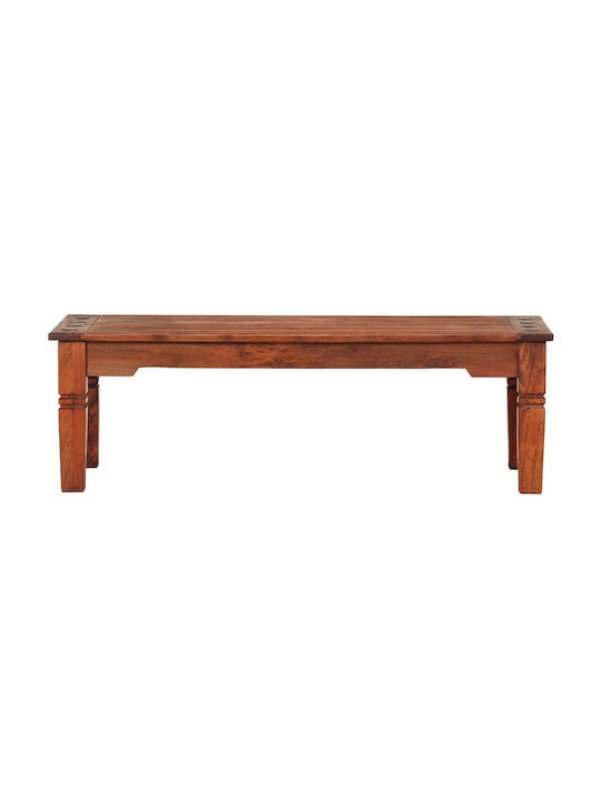 Rectangular Central Coffee Table Solid Acacia Wood 110x50x35 cm