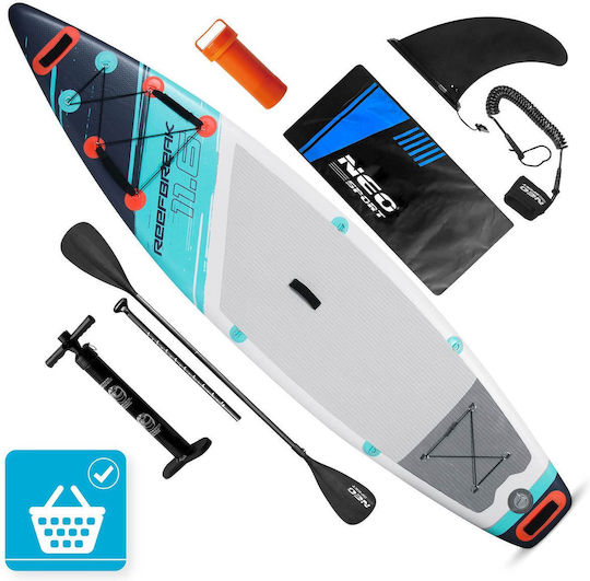 NEO Sport Reefbreak Aufblasbare SUP Board mit Länge 3.5m Weiß