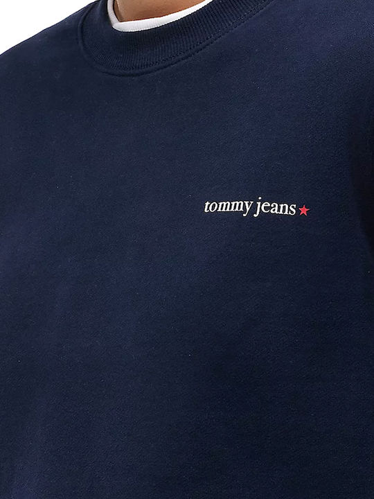Essential Logo Lang Damen Sweatshirt Blau