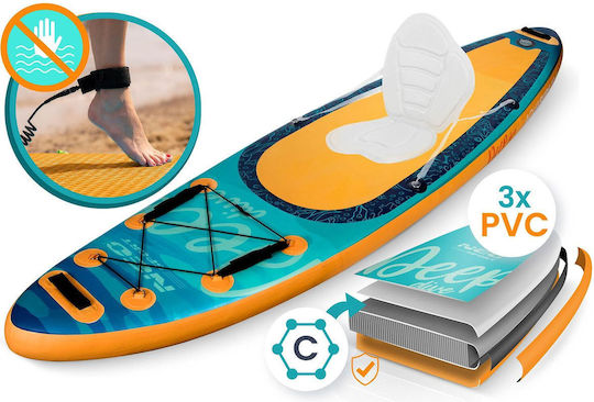 NEO Sport Aquasurf Φουσκωτή Σανίδα SUP με Μήκος 3.2m Μπλε
