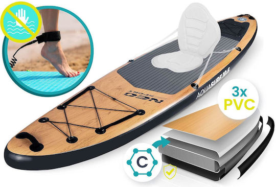 NEO Sport Aquasurf Aufblasbare SUP Board mit Länge 3.2m Beig