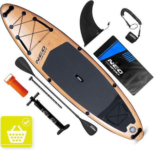 NEO Sport Aquasurf Aufblasbare SUP Board mit Länge 3.2m Beig