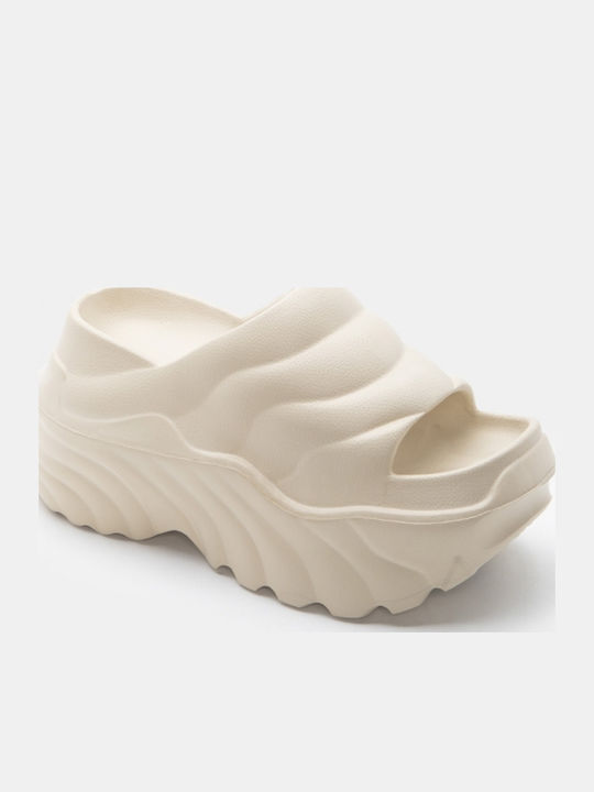 Winter Women's Beige Slippers