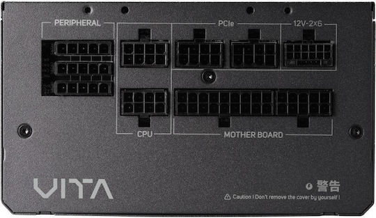 FSP/Fortron 1000W Sursă de Alimentare Neagră Complet Modulară 80 Plus Platinum (VITA-1000PM)