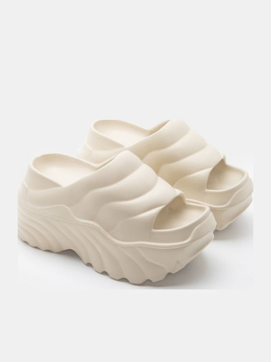 Winter Women's Beige Slippers