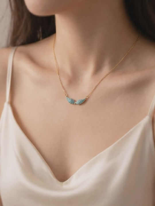 Turquoise Angel Wings Necklace Turquoise Angel Wings Necklace