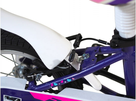 Alpina Beleno Vb 12 12" Детско Колело BMX Лилаво