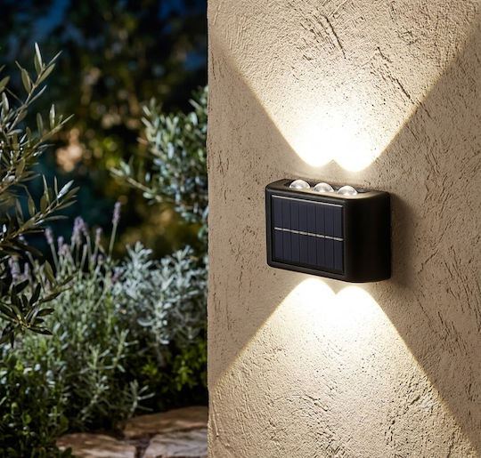 Factory Led Waterproof Set of 2 Wall Solar Lights Street with Warm White Light 9cmx5.7cmcm