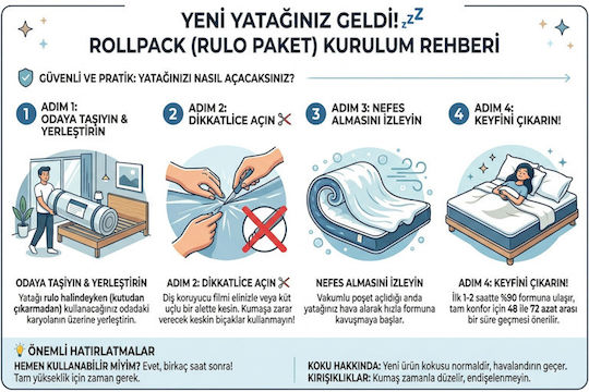 SteweHome Ορθοπεδικό Στρώμα Κούνιας με Memory Foam 50x100+24cm