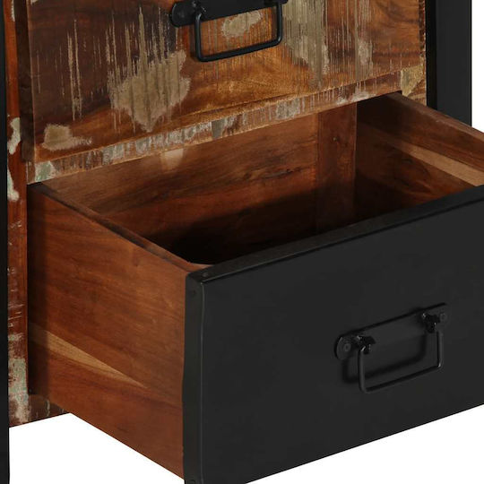Storage Drawers Made of Metal & Wood L50xW35xH70cm