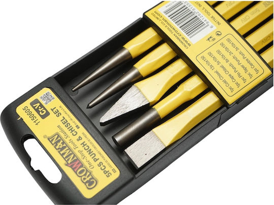 Σετ Δελτών & Πονταδόρων Crownman 5 Τεμαχίων Cr-v Χάλυβας
