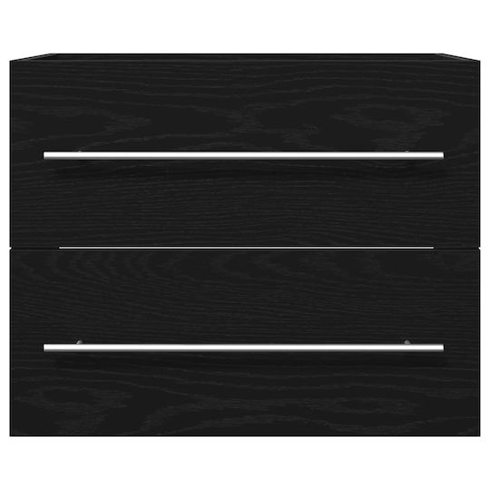 vidaXL 862028 Πάγκος χωρίς Νιπτήρα Μ60xΒ38.5xΥ48cm Black Oak