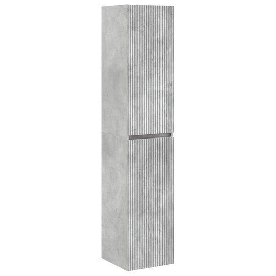 vidaXL Bathroom Vanity Unit Without Sink With Mirror With Light Gray