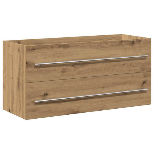 vidaXL Πάγκος χωρίς Νιπτήρα Μ100xΒ38.5xΥ48cm Δρυς