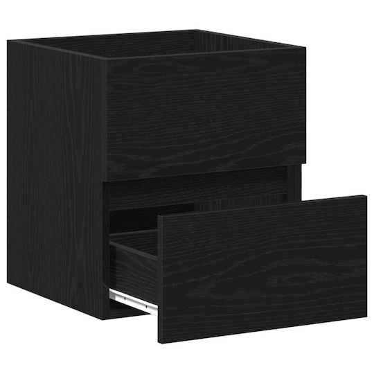 vidaXL Vanity Unit Without Sink M41xD38.5xH45cm Black Oak