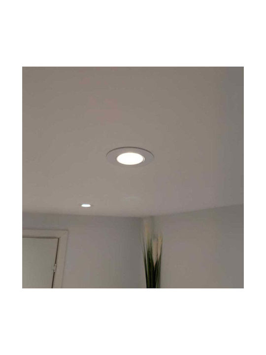 Shelly Spot Încastrat Metalic Paralelogram Cu LED Încorporat Și Lumină Alb Cald Alb 9x3.9cm