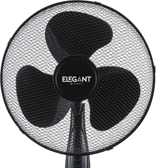 Elegant Pedestal Fan 60W Fan Diameter 40cm Black