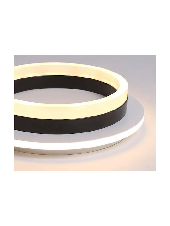 Luminastar Plafonieră de Tavan Neagră cu LED Integrat
