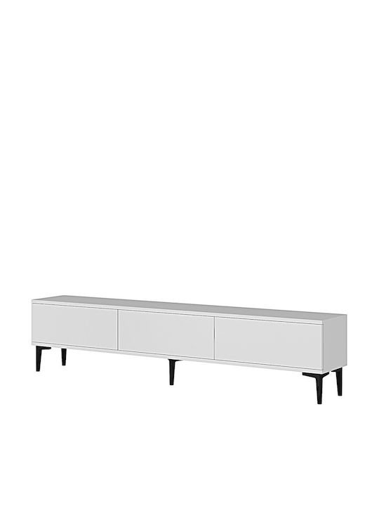 Stand TV Alb L180xA30xÎ41cm