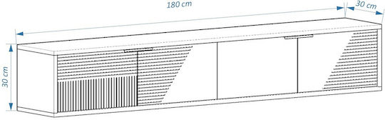 Stand TV Gri L180xA30xÎ30cm