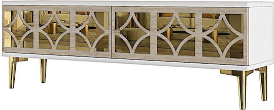 TV-Ständer Weiß M120xP30xH41cm