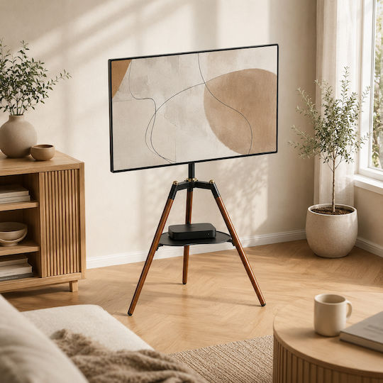 Techly ICA-TR58 Βάση Τηλεόρασης Δαπέδου έως 65"