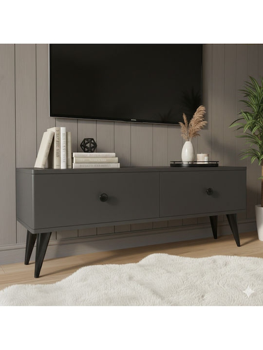 Gray TV Stand L120xD30xH41cm