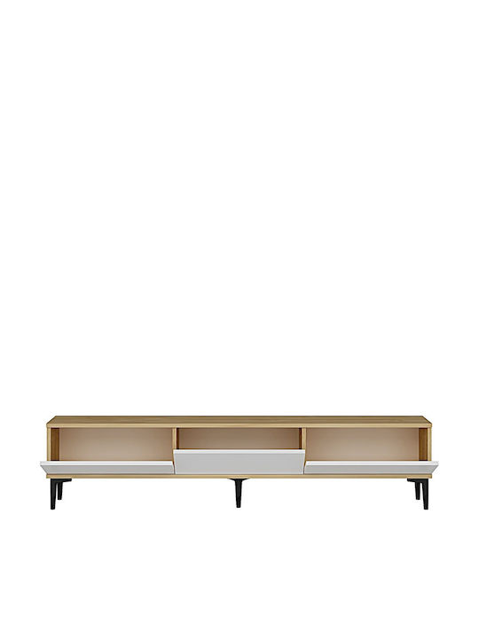 Black TV Stand L180xD30xH41cm