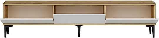 Black TV Stand L180xD30xH41cm