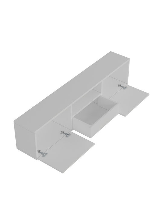 TV-Ständer Weiß M140xP30xH30cm