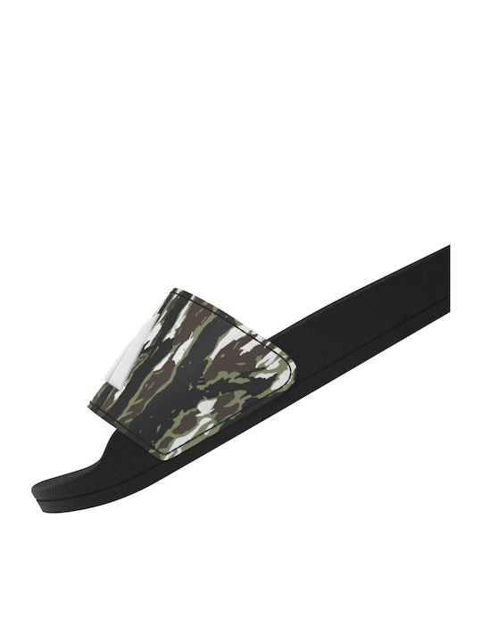 Kids' Flip Flops Slides Black Adilette Shower