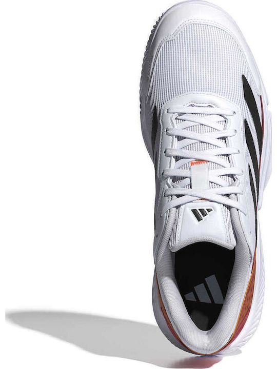 adidas Courtquick Ανδρικά Παπούτσια Padel Λευκά