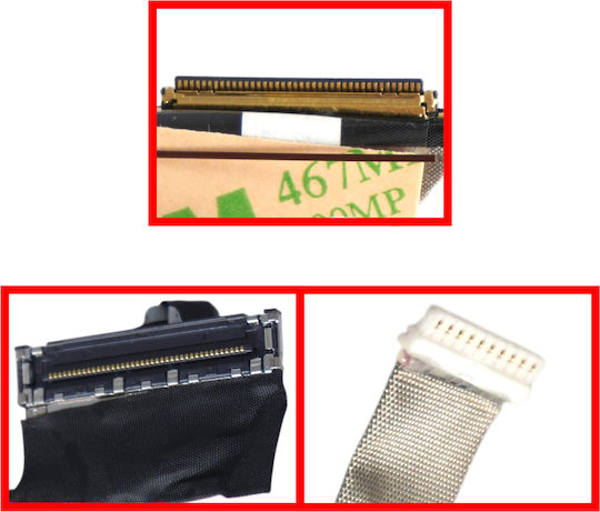 Καλωδιοταινία Οθόνης για Laptop Dell Latitude 13 7390 7380 E7380 E7390